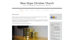 Desktop Screenshot of newhopechristians.org